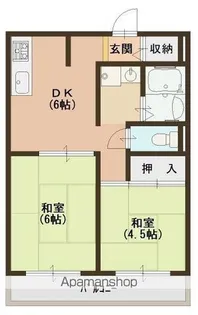 成小路ハイツ【301号室号室】の間取り