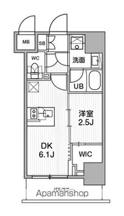 SYFORME木場【9階】の間取り