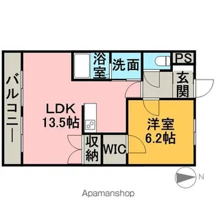 アメニティハウス【2階】の間取り