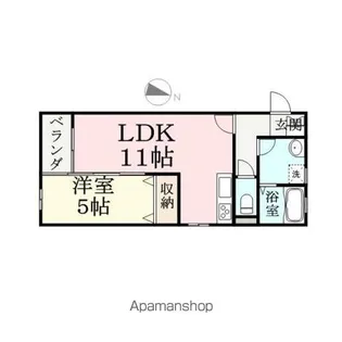 ロジュマン【206号室】の間取り