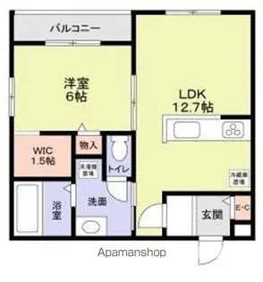 TREE TOPS 代々木【1階】の間取り
