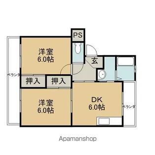 ルミウス北鳥生Ⅰ【3階】の間取り
