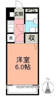 清城ハイツ【10F号室】の間取り