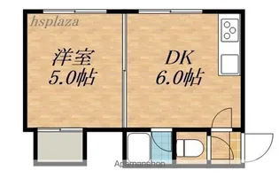 丹羽マンション【5号室】の間取り