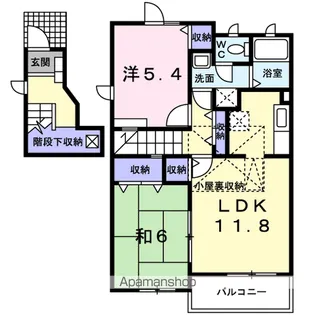 マニクールN【2階】の間取り