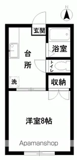 メルヴェーユ久世原【202号室】の間取り