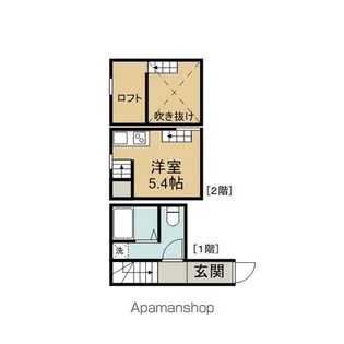 ラフィーカ金山【1階】の間取り