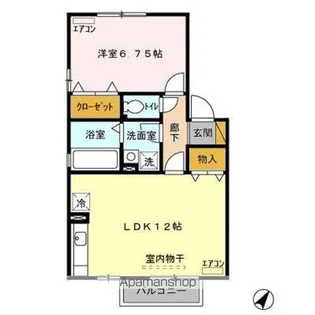 グランドゥールIV C【2階】の間取り