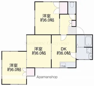 アネックス門田【102号室】の間取り