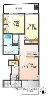 コンフォート・レジデンス【1階】の間取り