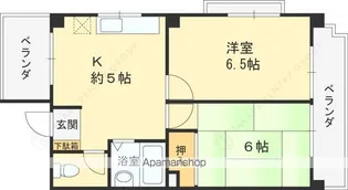 ブラン段上町【3階】の間取り