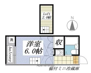 ゼフィランサス衣笠【2階】の間取り