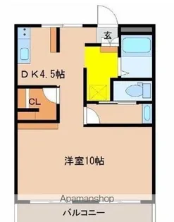 第二押川ビル【303号室】の間取り
