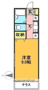 ラ・ヴェルデ松原【101号室】の間取り