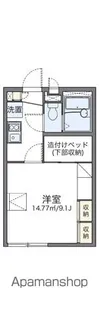 レオパレスクボタ【1階】の間取り