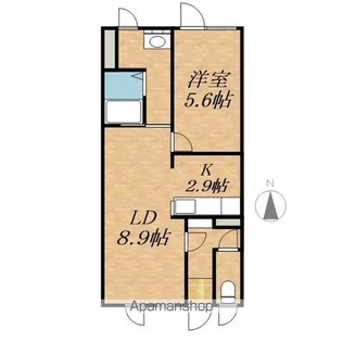 NCウイング緑陽台【2階】の間取り