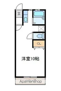ハイツ遠山ⅡA棟【102号室】の間取り