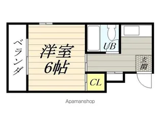 ピュアライフマツモト【105号室】の間取り