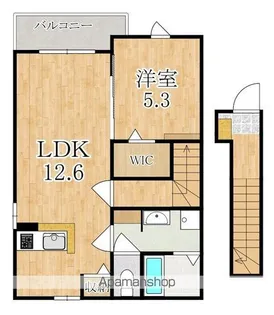 ボヌール【2階】の間取り