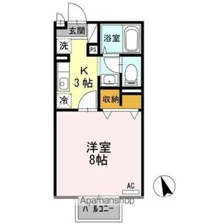 マーサ・ジュネス【2階】の間取り