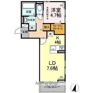 エスポワール稲口【2階】の間取り