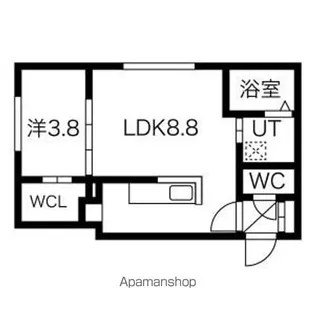 ラグナベルデ菊水【2階】の間取り