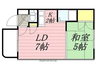 カサデュークA【302号室】の間取り