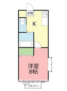 クラウンハイツⅠ(北矢名)【1階】の間取り