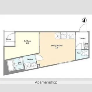 フラッフィー西早稲田【3階】の間取り