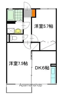 ビュー金上 C棟【1階】の間取り