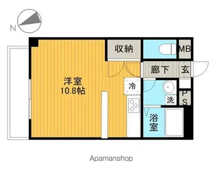 フォンテーヌ守口【402号室号室】の間取り