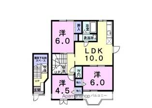 エスポワール針田 A【2階】の間取り