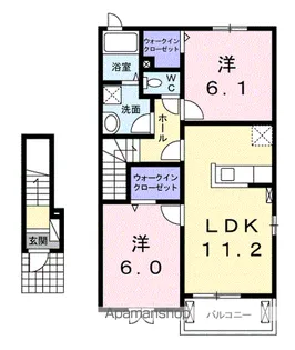グレイスハーモニーⅠ【2階】の間取り