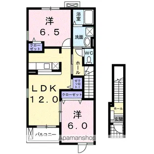 グレースY.S【2階】の間取り