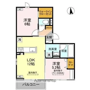 DR長坂台HERZ【2階】の間取り