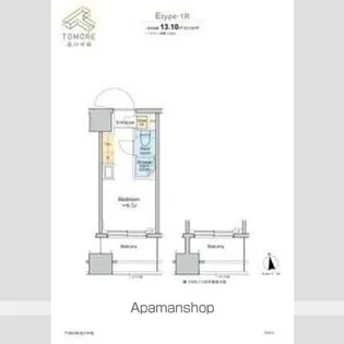 TOMORE品川中延【11階】の間取り