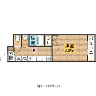 宿院PCハイツ【2階】の間取り