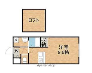 ビエノス下田【203号室】の間取り