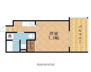 ドゥエリング千林商店街【5階】の間取り