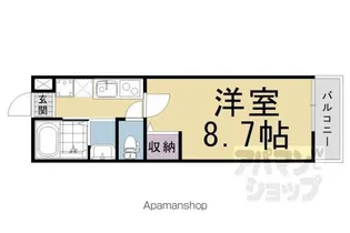 グランテール翼【201号室】の間取り