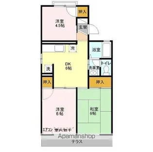 吉川タウンハウス II【1階】の間取り