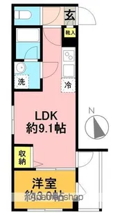 東京都世田谷区赤堤5丁目【マンション】の間取り