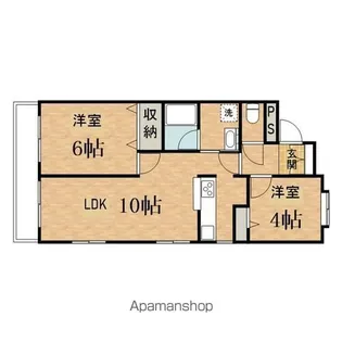 INOVE日野台【4階】の間取り