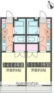 フィリア日吉【1階】の間取り