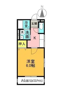 第34愛日ハイツB棟【202号室】の間取り