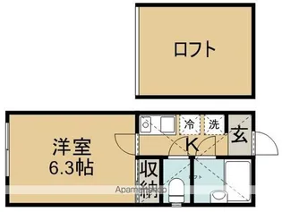 ヴィラ阿佐ヶ谷【1階】の間取り