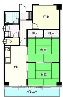 FUKUMI BLD【301号室号室】の間取り
