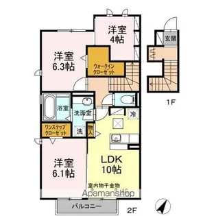 MuseFusoB棟【2階】の間取り