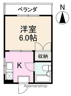 コート藤塚Ⅲ【404号室】の間取り