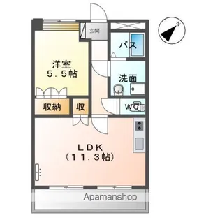 ひばりヶ丘ハイツ【102号室】の間取り